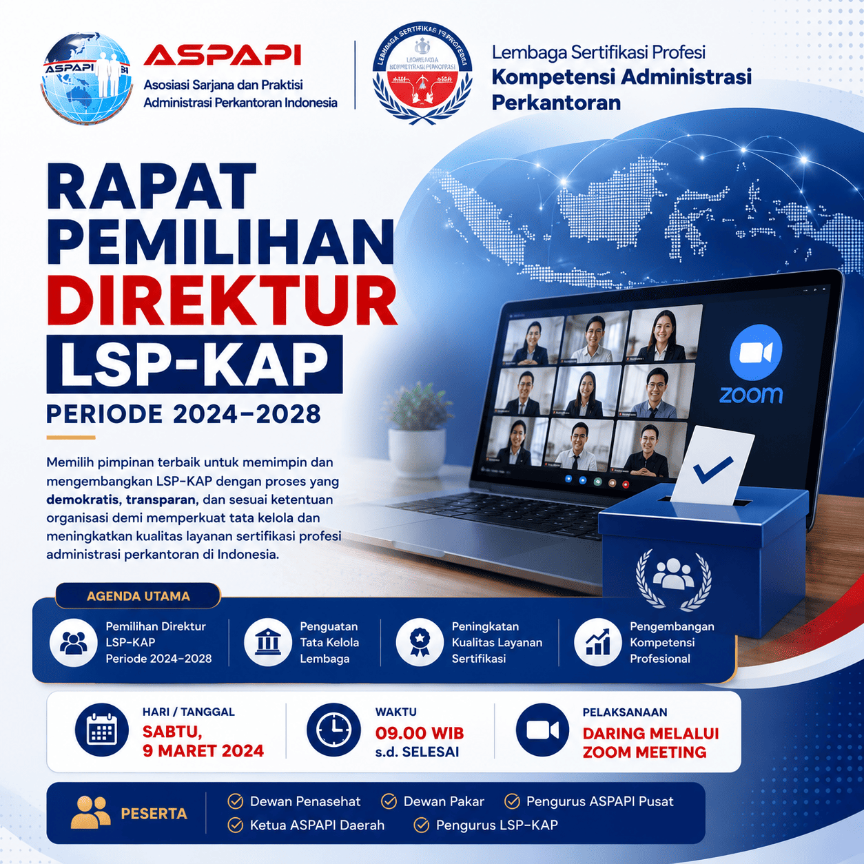 Rapat Pemilihan Direktur LSP-KAP Periode 2024–2028