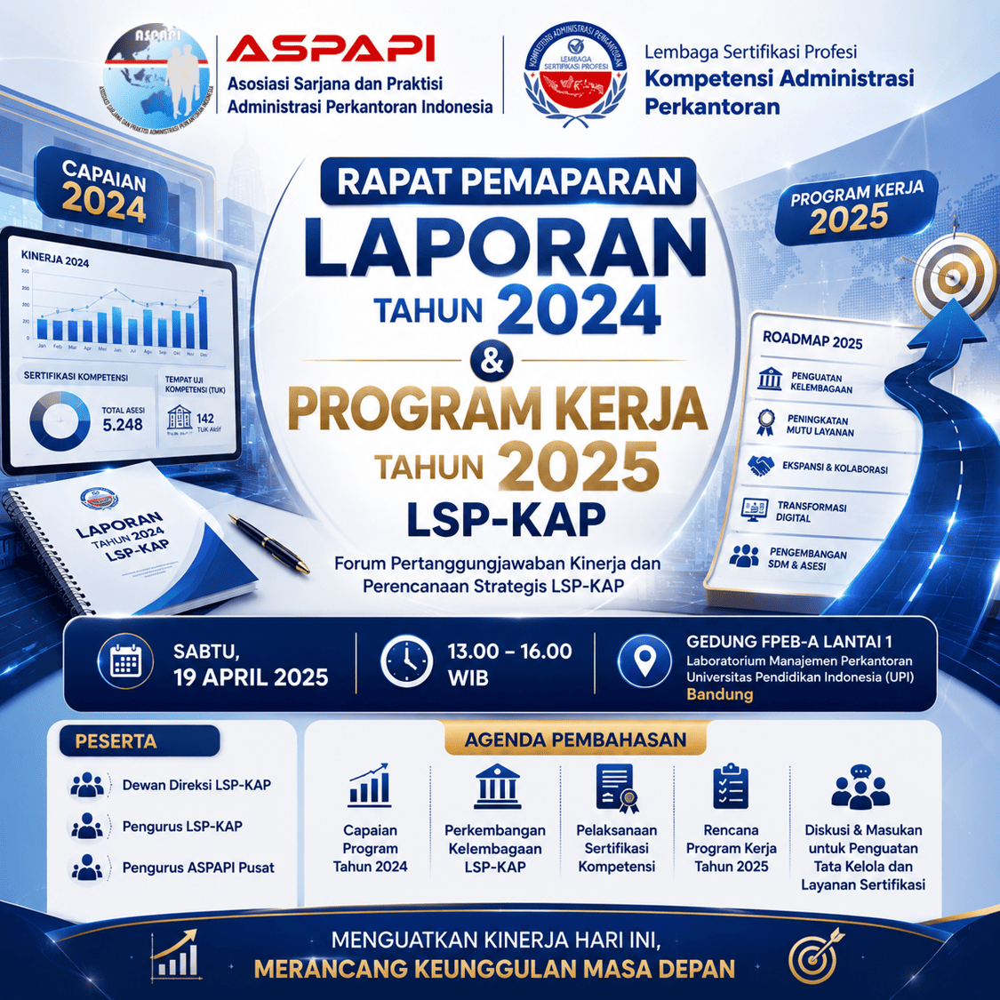 Rapat Pemaparan Laporan Tahun 2024 dan Program Kerja Tahun 2025 LSP-KAP