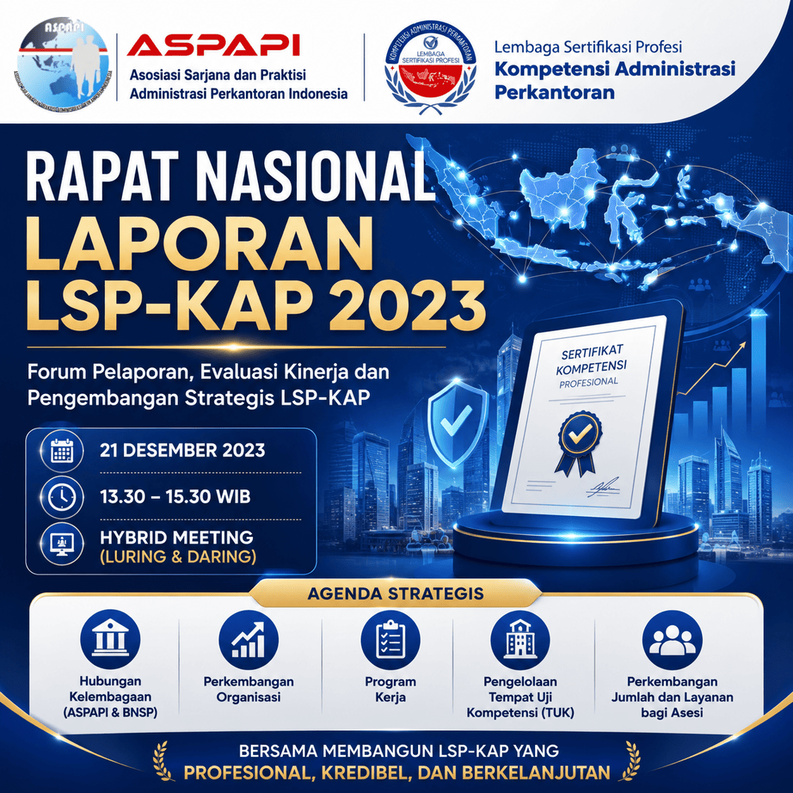 Rapat Nasional Laporan LSP-KAP Tahun 2023